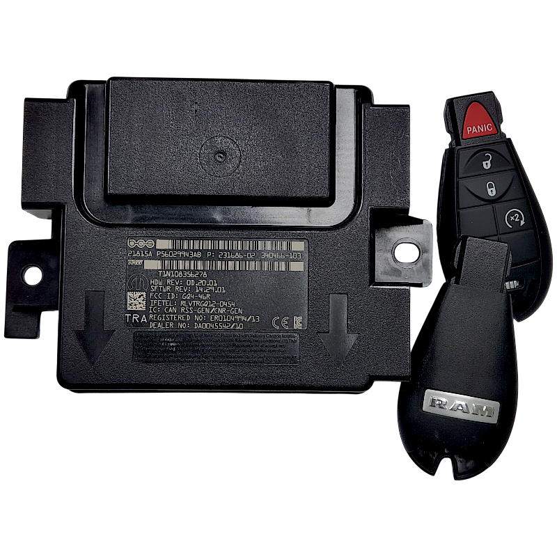 KIT MODULO RFH C/2 FOBIK 2013-2018 CHRYSLER | JEEP | DODGE FCC GQ4-46R (P56029943AB)